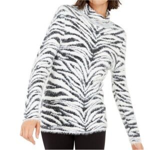 Women's Zebra Print Sweater